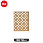 ラティス フェンス レシナg ウッドプララティス1290 オーク 1200×900mm diy 外構  樹脂 プラスチック 目隠し ガーデニング