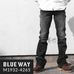 ショッピングブーツカット BLUEWAY ブーツカットジーンズ ストレッチデニム（ユーズド：ブラック）:M1932-4265