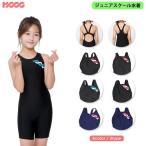 競泳水着 ジュニア女子 練習用 HOOG フーグ GLA209-214 スクール水着 ハーフスパッツ 3分丈 X-back Y-back ゆうパケット送料無料