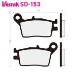 ベスラ SD-153 レジンブレーキパッド バイク ホンダ CRM250R NX250J XLR250R XLR250RIII TLM260R