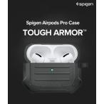 Airpods Pro2 ケース Airpods Proケース タフ・アーマー シュピゲン カラビナ リング 付き 落下防止 airpods pro 第2世代 耐衝撃 汗 水 防止 エアポッズプロ