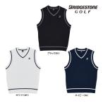  Bridgestone Golf 26 год весна лето одежда новый продукт мужской V шея вязаный лучший IGM01C Golf одежда BRIDGESTONE GOLF BS простой без рукавов температура тела настройка ASR