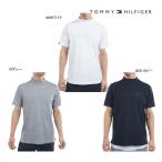 新作 トミーヒルフィガー ゴルフ モックネックシャツ THMA532 エンボスロゴ 半袖 TOMMY HILFIGER GOLF 春夏 シャツ 25SSW ASR SAL