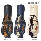 ショッピングキャディバッグ シェリフ キャディバッグ ミュージックシリーズ SMU-005 CB STANDARD MUSIC SERIES SHERIFF 数量限定 高級素材 刺繍 ノスタルジック 撥水性 自立 レゴリス 26ET