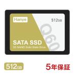 Hanye SSD 512GB ^ 2.5C` 7mm 3D NAND̗p SATAIII 6Gb/s 550MB/s Q60 PS4؍ς 5Nۏ؁EzB K㗝Xi