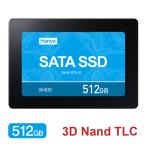 Hanye製SSD 512GB 内蔵2.5インチ SATAIII 6Gb/s R:520MB/s 3D Nand 高耐久TLC アルミ製筐体 正規代理店品 国内3年保証・翌日配達 衝撃セール