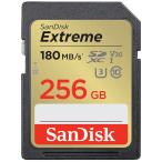SDカード SanDisk Extreme SDXCカード 256GB UHS-I U3 V30 R_180MB/s W_130MB/s 4K Ultra HD対応 SDSDXVV-256G-GNCIN 海外パッケージ品