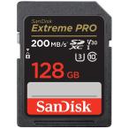 SanDisk Extreme PRO SDXCカード 128GB UHS-I U3 V30 R:200MB/s W:90MB/s 4K Ultra HD対応 SDSDXXD-128G-GN4IN 海