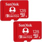 2個セットお買得 マイクロsdカード microSDXC 128GB for Nintendo Switch SanDisk UHS-I U3 R:100MB/s W:90MB/s SDSQXAO-128G-GNCZN並行輸入品 翌日配達