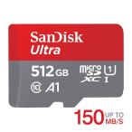 マイクロsdカード microSDXC 512GB SanDisk UHS-I U1 A1 R:150MB/s SDSQUAC-512G-GN6MN海外パッケージNintendo Switch対応SA3312QUAC-512NA 翌日配達送料無料