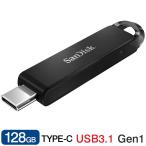 ショッピングメモリースティック USBメモリ 128GB SanDiskサンディスク USB3.1 Type-C Gen1 Ultra スライド式 R:150MB/s SDCZ460-128G-G46海外パッケージ