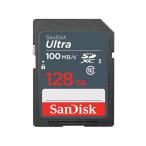 SDXCカード Ultra 128GB UHS-I U1 R:100MB/s Class10 SanDisk SDSDUNR-128G-GN3IN 海外向けパッケージ 翌日配達・ネコポス送料無料