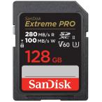 SDカード 128GB SanDisk Extreme PRO SDXCカード UHS-II サンディスク U3 V60 6K 4K R_280MB/s W_100MB/s SDSDXEP-128G-GN4IN 海外パッケージ 翌日配達