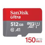 microSDXC 512GB SanDisk UHS-1 U1 FULL HD A1 R:150MB/s Nintendo Switch対応 SDSQUAC-512G-GN6MN 海外パッケージ 送料無料 SA3312QUAC-512NA