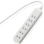  Elecom разветвитель . защита swing штекер 6 выход 5m белый T-K1A-2650WH
