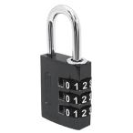  Япония блокировка сервис ABUS большой dial . легктй для просмотра большой dial таблеток черный 30mm 145-BigD/30