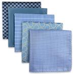 (silaks. Wing ) Shlax&amp;Wing мужской pocket square 5 шт. комплект бизнес .. шелк 