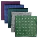 (silaks. Wing ) Shlax&amp;Wing мужской pocket square 5 шт. комплект бизнес .. шелк 