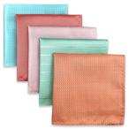 (silaks. Wing ) Shlax&amp;Wing полоса мужской pocket square 5 шт. комплект бизнес .. шелк 