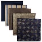 (silaks. Wing ) Shlax&amp;Wing полоса мужской pocket square 5 шт. комплект бизнес .. шелк 