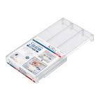 ２段収納ラック 冷蔵庫用 キレイ クリアー ワイドタイプ（２１．９×１１．２×高さ１０．８ｃｍ）