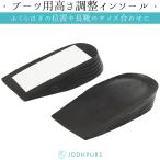 ふくらはぎの位置を調整。長靴のサイズ合わせに便利なインソール