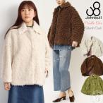 ボアジャケット ジョンブル レディース プードル ボア ショートコート Johnbull アウター コート ブルゾン ボアコート ショート丈