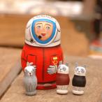 マトリョーシカ　宇宙飛行士　二キーティン工房ミニ１