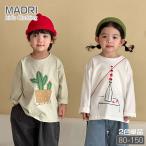 新作2色かわいいキッズ長袖Tシャツ...