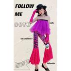  девочка retro танцевальный костюм flare pants tops tube top Kids . старый способ бедра pop велюр брюки Jazz Dance tesko способ труба брюки модель постановка одежда 