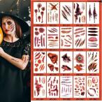  царапина тату-наклейка корпус наклейка cosplay маскарадный костюм Event сопутствующие товары десять тысяч .. лицо наклейка ... клей Halloween костюмированная игра Halloween украшение корпус наклейка Halloween 