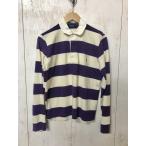 【USED】(ユーズド)POLO by Ralph Lauren Rugby Rugger shirt ラルフローレン 長袖 ラガーシャツ メンズM 1911RL25