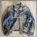 50's 〜60's Wrangler 11MJZ vintage jacket ラングラーヴィンテージデニムジャケット　オリジナル　当時物　Gジャン サイズ40　made in usa