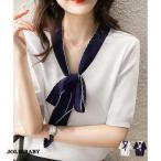 ボウタイニット リボンタイ サマーニット