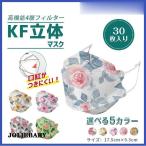大人用 マスク KFマスク KF94 不織布 立体マスク 息がしやすい 呼吸がしやすい KF 柄マスク 花柄 カラーマスク  レディース 女性用  四層構造 口元空間 春