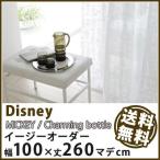 カーテン Disney ディズニー disney ミッキー チャーミングボトル イージーオーダー レースカーテン 幅1〜100×丈1〜260cm