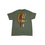 POWELL PERALTA パウエル 22AW CABALLERO BAN THIS キャバレロ バン ディス Tシャツ MILITARY GREEN ミリタリーグリーン