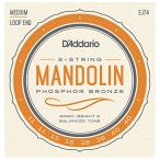 ダダリオ マンドリン弦(Mandolin Strings Phosphor Bronze Medium 11-40) D'Addario Mandolin Family EJ74 返品種別A