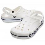 ショッピングバヤ CROCS バヤバンド クロッグ(White /  Navy・サイズ：M10/ W12(28.0cm)) ／3日〜6日で出荷／ 返品種別A