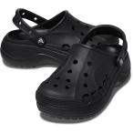 CROCS レディース バヤ プラットフォーム クロッグ(ブラック・サイズ：W7(23.0cm))  返品種別A