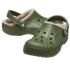 CROCS バヤ ラインド クロッグ(アーミーグリーン/ マルチ・サイズ:M4(22.0cm)) 返品種別A
