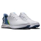 ショッピングゴルフシューズ フットジョイ メンズ スパイクレス ゴルフシューズ MEN’S FJ フュ―エル フラッシュ BOA(ホワイト/ ブルー・サイズ：24.5cm)  返品種別A