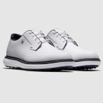 フットジョイ メンズ スパイクレス ゴルフシューズ FJ トラディションズ スパイクレス(ホワイト・サイズ：25.0cm)  返品種別A