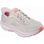 スケッチャーズ レディース スニーカー スリップインズ ゴーラン コンシステント 2.0 エンデュア(ナチュラル/ ライトピンク・サイズ：22.5cm)  返品種別A