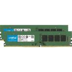 Crucial(クルーシャル) PC4-21300 (DDR4-2666)288pin DDR4 UDIMM 16GB(8GB×2枚) CT2K8G4DFRA266 返品種別B