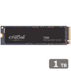Crucial(クルーシャル) T500 1TB PCIe Gen4 NVMe M.2(Type2280) 内蔵SSD 読込7300MB/ 秒 書込6800MB/ s CT1000T500SSD8JP 返品種別B