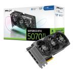PNY|ピーエヌワイ PNY GeFORCE RTX 5070 Ti 16GB Overclocked TripleFan / PCI Express 5.0 グラフィックスボード(ブラック) VCG5070T16TFXPB1-O 返品種別B