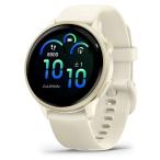  Garmin vivoactive 6 Bone / Lunar Gold (Suica соответствует ) смарт-часы 010-02985-31 возвращенный товар вид другой A
