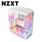 NZXT デュアルチャンバーピラーレス PCケース H6 RGB+ (ATX /  MicroATX /  Mini-ITX)(ホワイト) CC-H62FW-P1 返品種別B