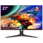 AOC 27型 ゲーミング液晶ディスプレイ(75Hz/ 1920×1080/ 1ms(MPRT)/ IPS/ ノングレア/ DisplayPort/ HDMI/ FreeSync/ HDR Mode) 27G2E5/ 11 返品種別A